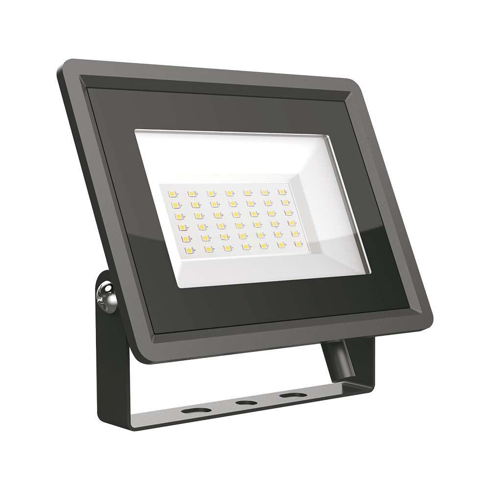 30W Naświetlacz LED, Seria: F-Class, Barwa:3000K, Obudowa: Czarna, VTAC, SKU 6743