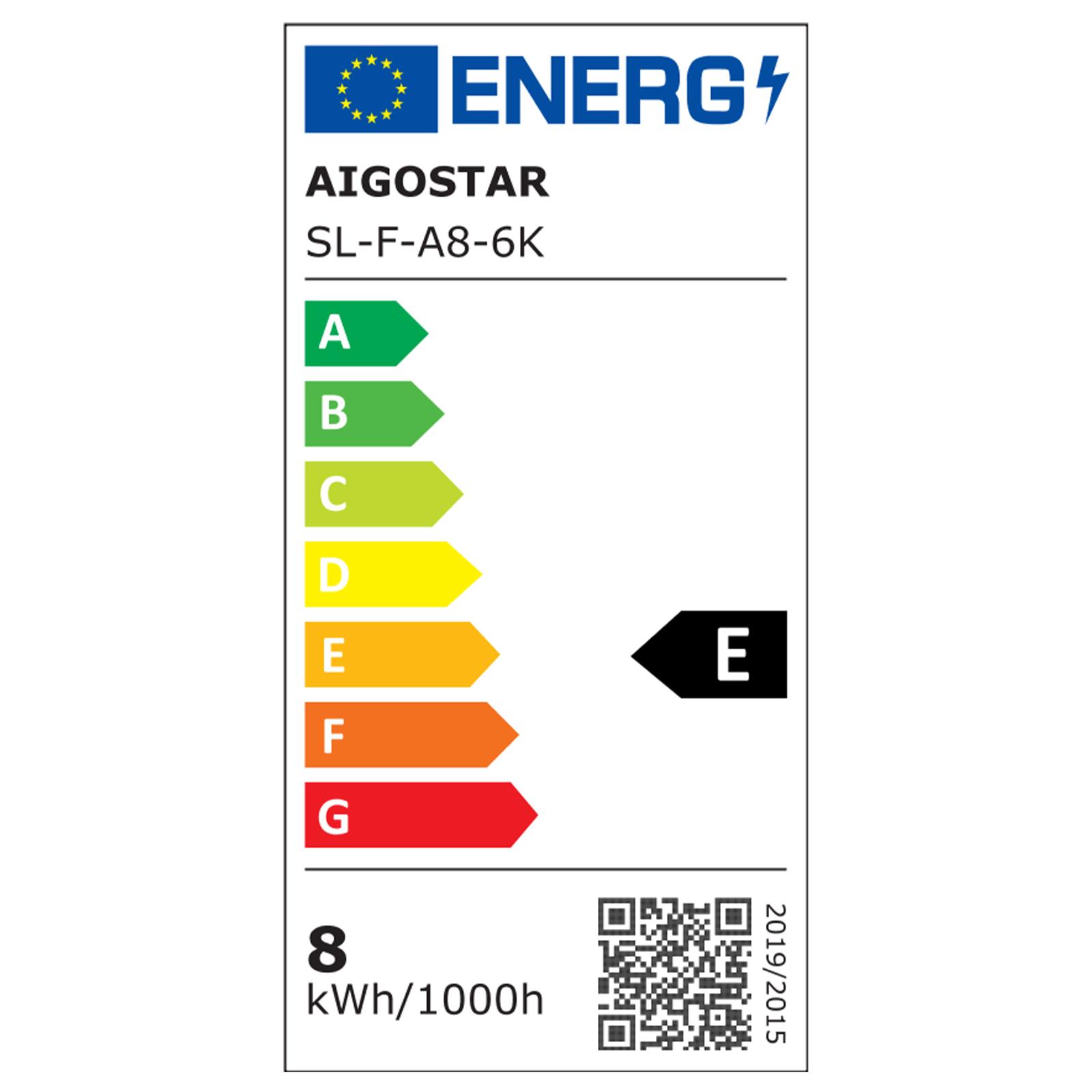 LED Filament Bulb (Clear) A60 E27 8W