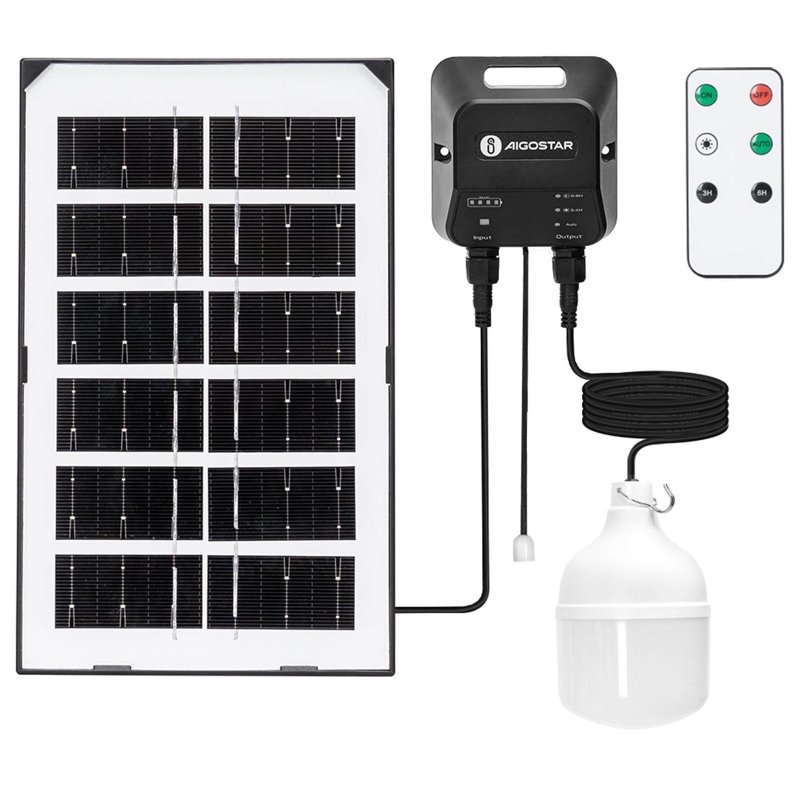 SOLAR LIGHT/SPLIT/with Batterie/T-bulb/5M+3M LINE/50W/6500K