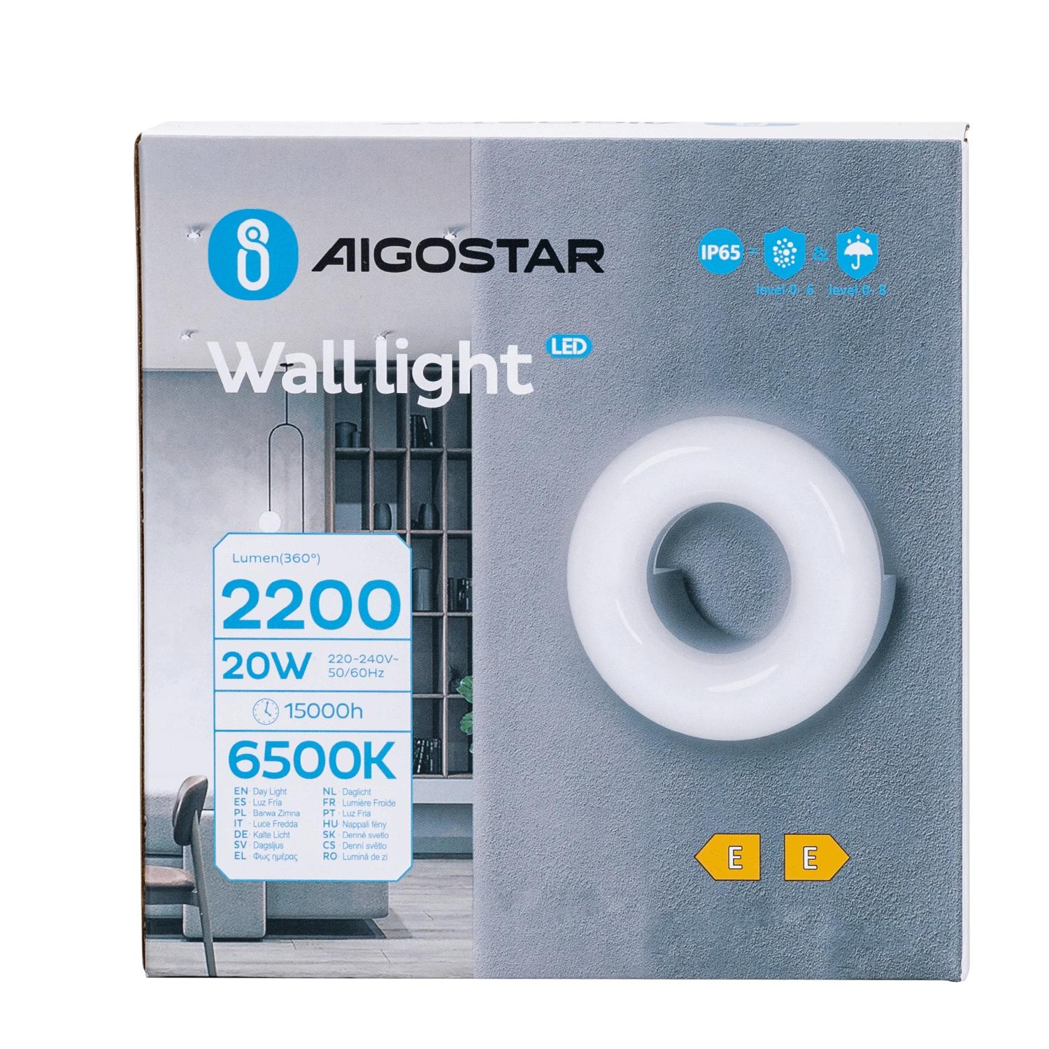 Moisture-proof Wall Light 20W 6500K