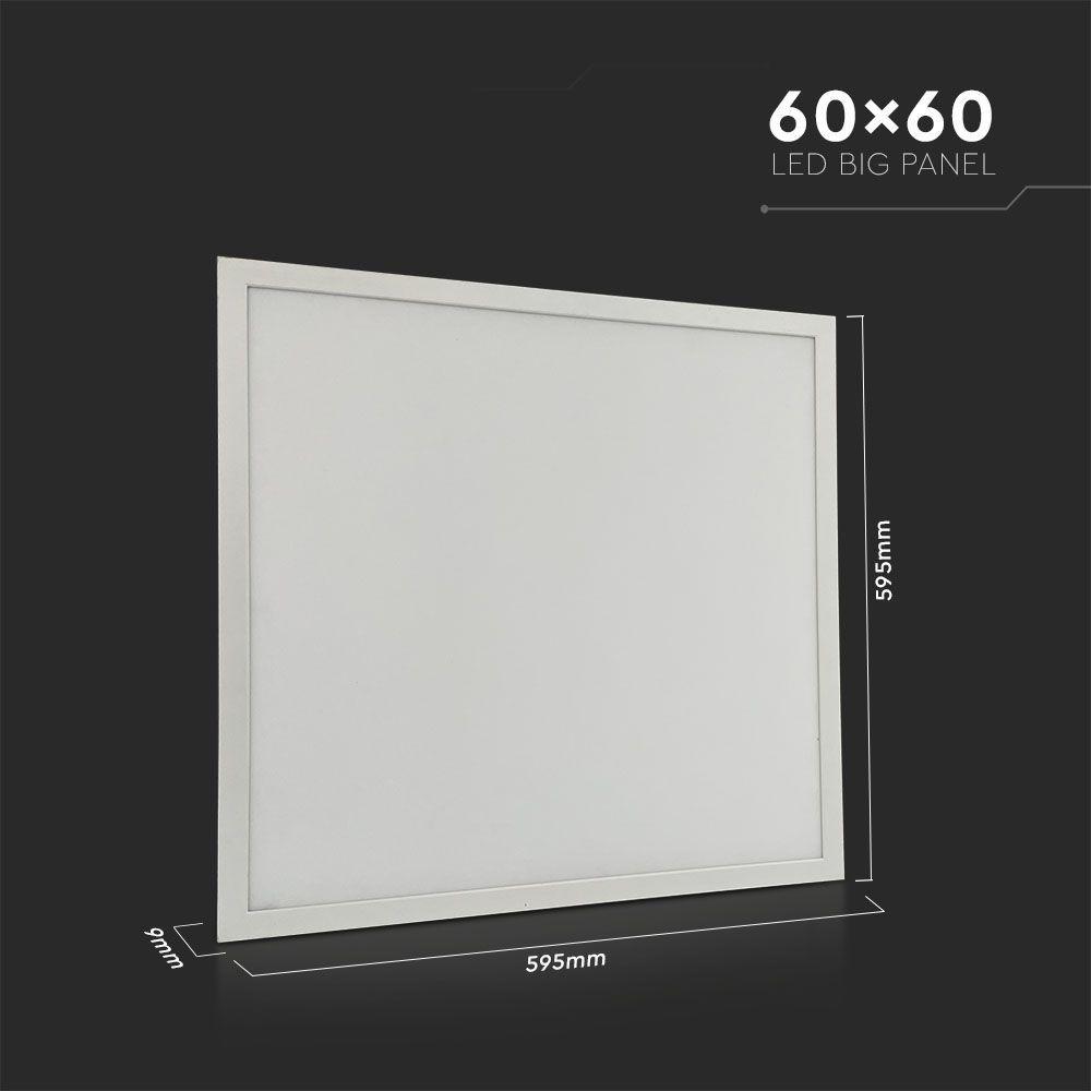 VT-6340 40W LED PANEL 600x600mm 4000K SQUARE 6PCS/PACK