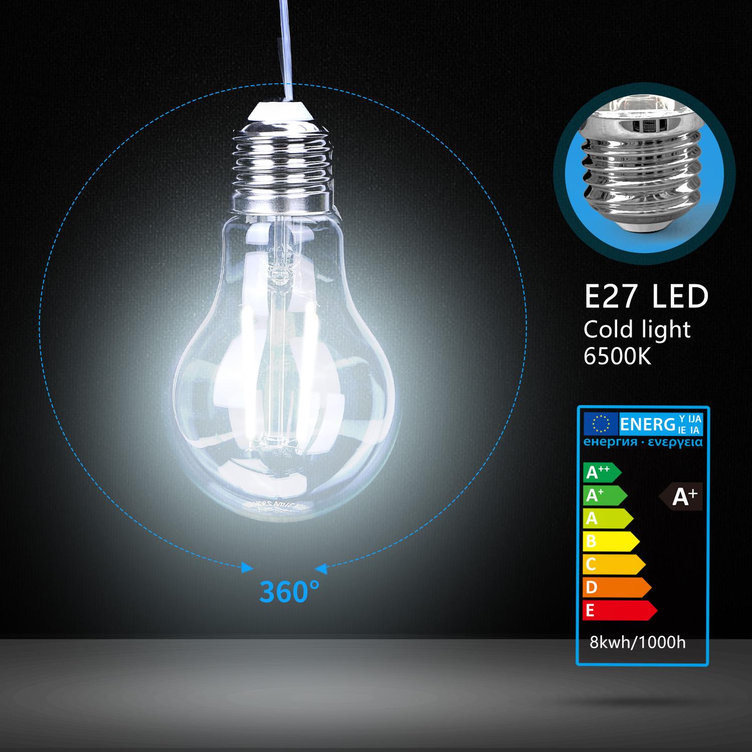 LED filament lamp A60