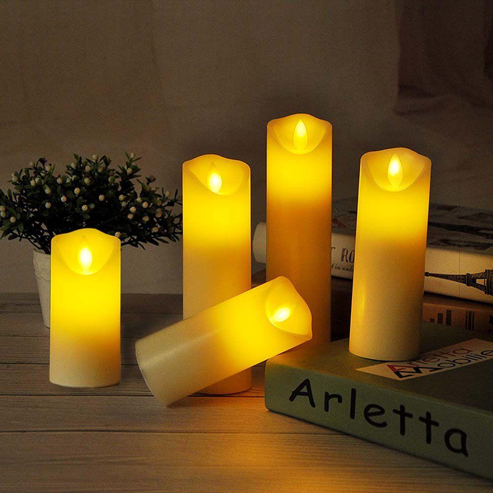 VT-7568 CANDLE LAMP TABLE TOP 53x150MM AA BATTERY