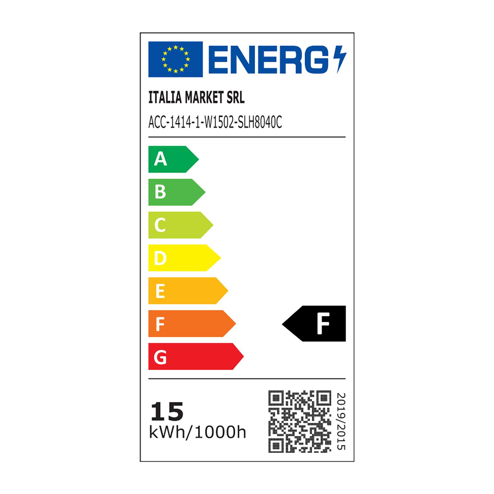 Światło dwutorowe LED, 15W, 4000K, 1200lm