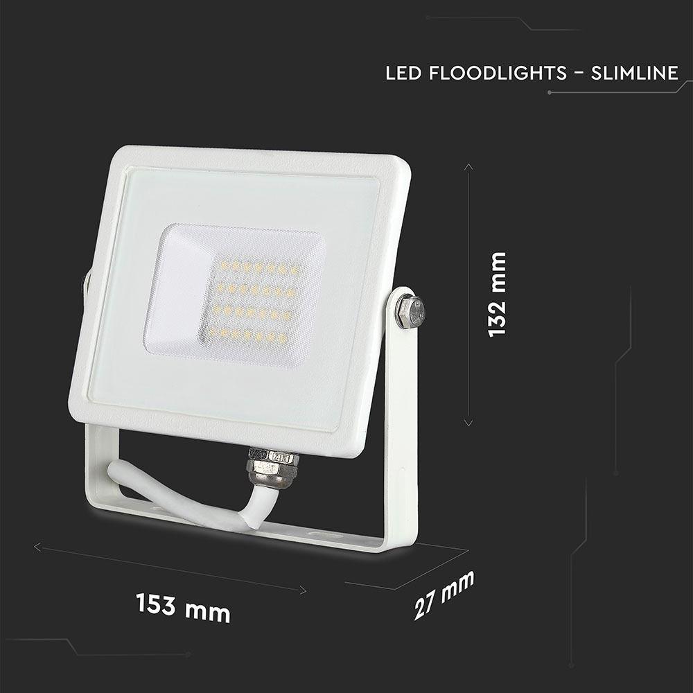 VT-20 20W SMD FLOODLIGHT SAMSUNG CHIP 6400K WHITE BODY