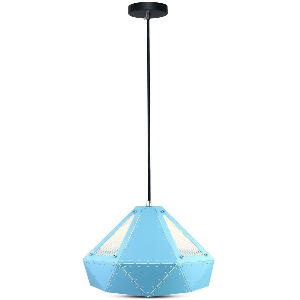 Lampa Wisząca, Niebieski, Średnica: 180, VTAC, SKU 3946