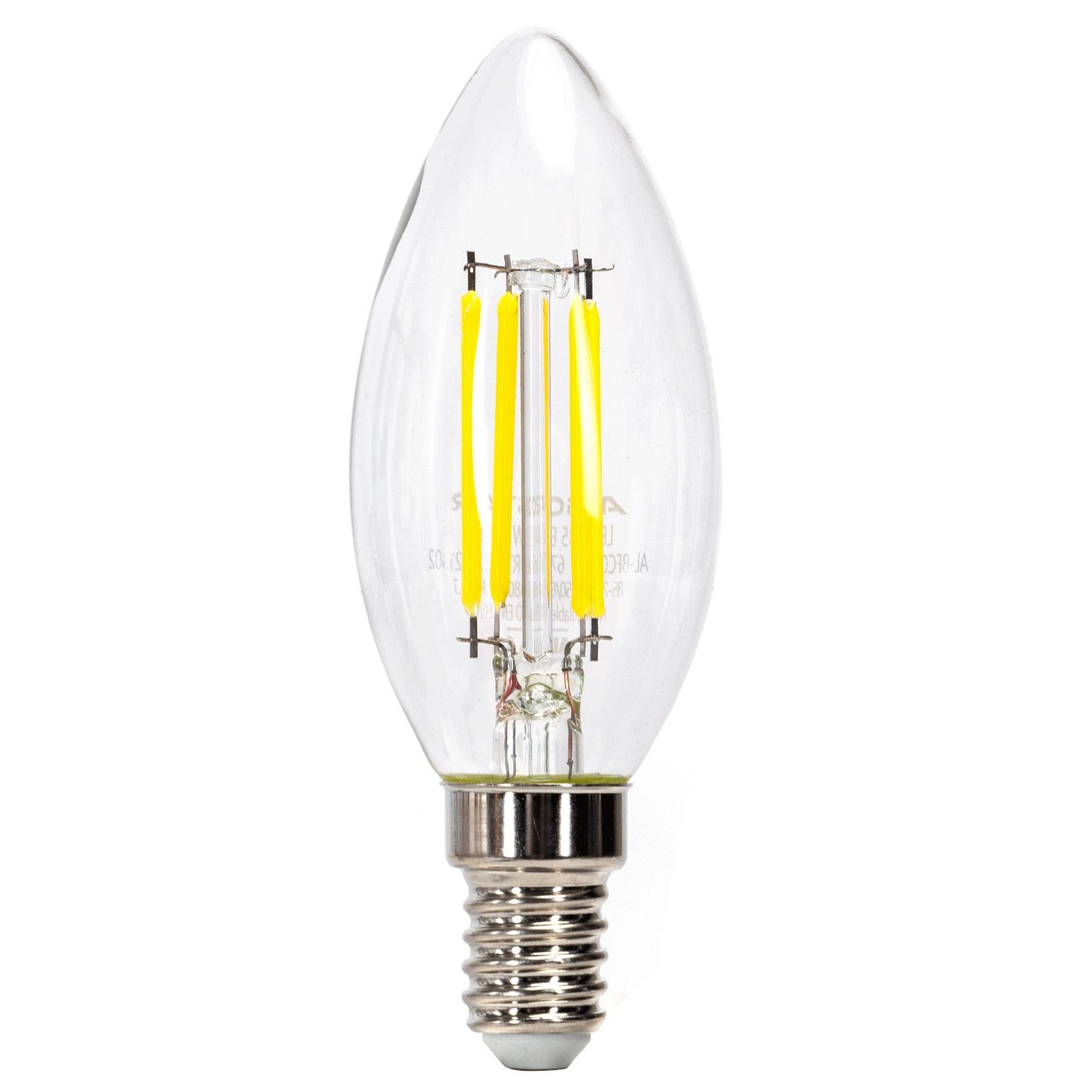 Żarówka LED Filament (Przezroczysta) C35 E14 8W