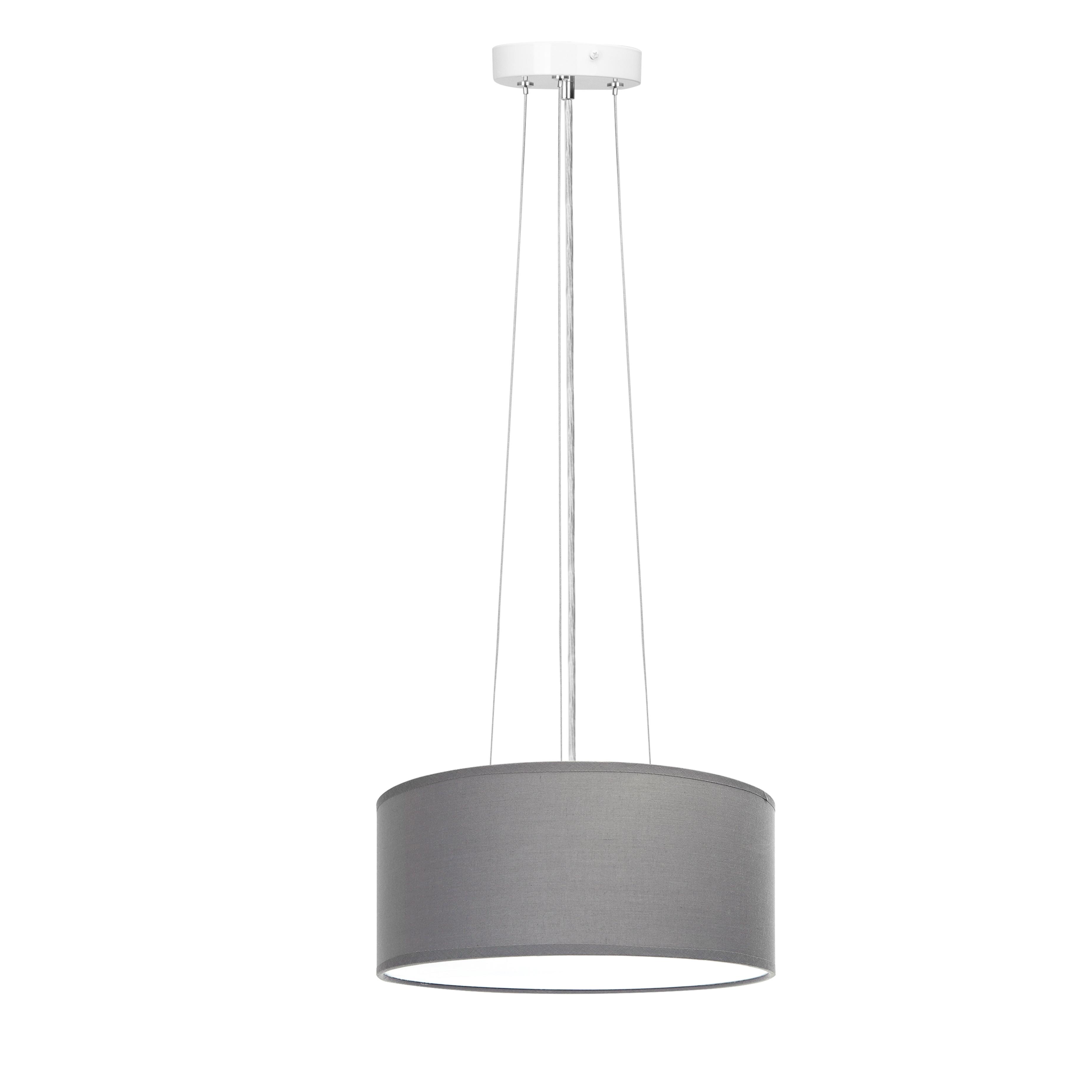 CEILING LIGHT WITH FABRIC LAMPSHADE ( Iron & fabric )