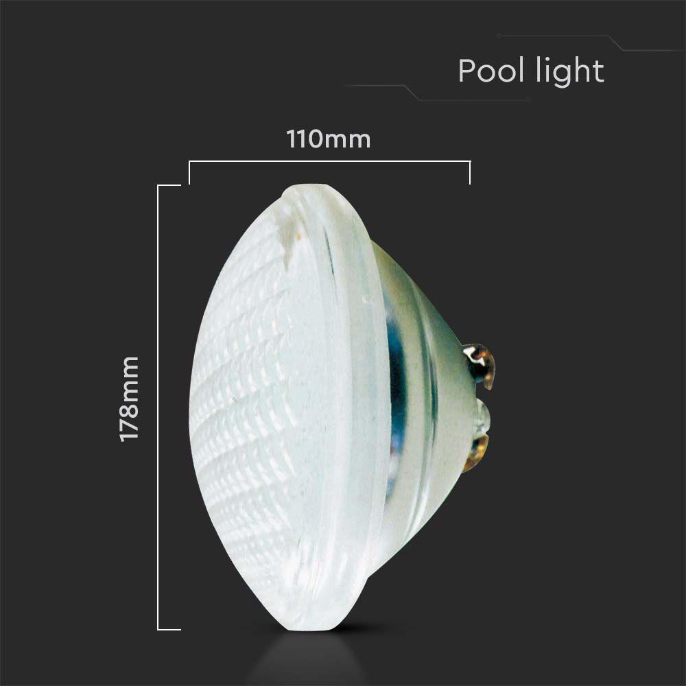 VT-12125 25W LED GLASS POOL LIGHT 6500K