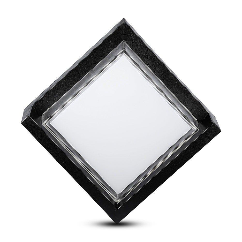 VT-827 12W LED WALL LIGHT 3000K,BLACK -SQUARE