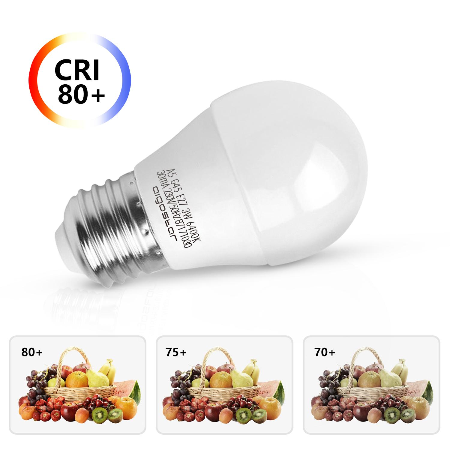 LED E27 G45 3W Światło dzienne