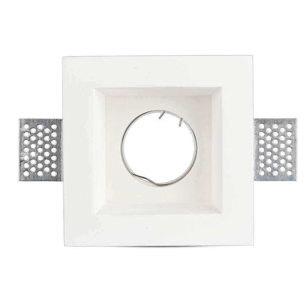 VT-763 GU10 GYPSUM FITTING-WHITE