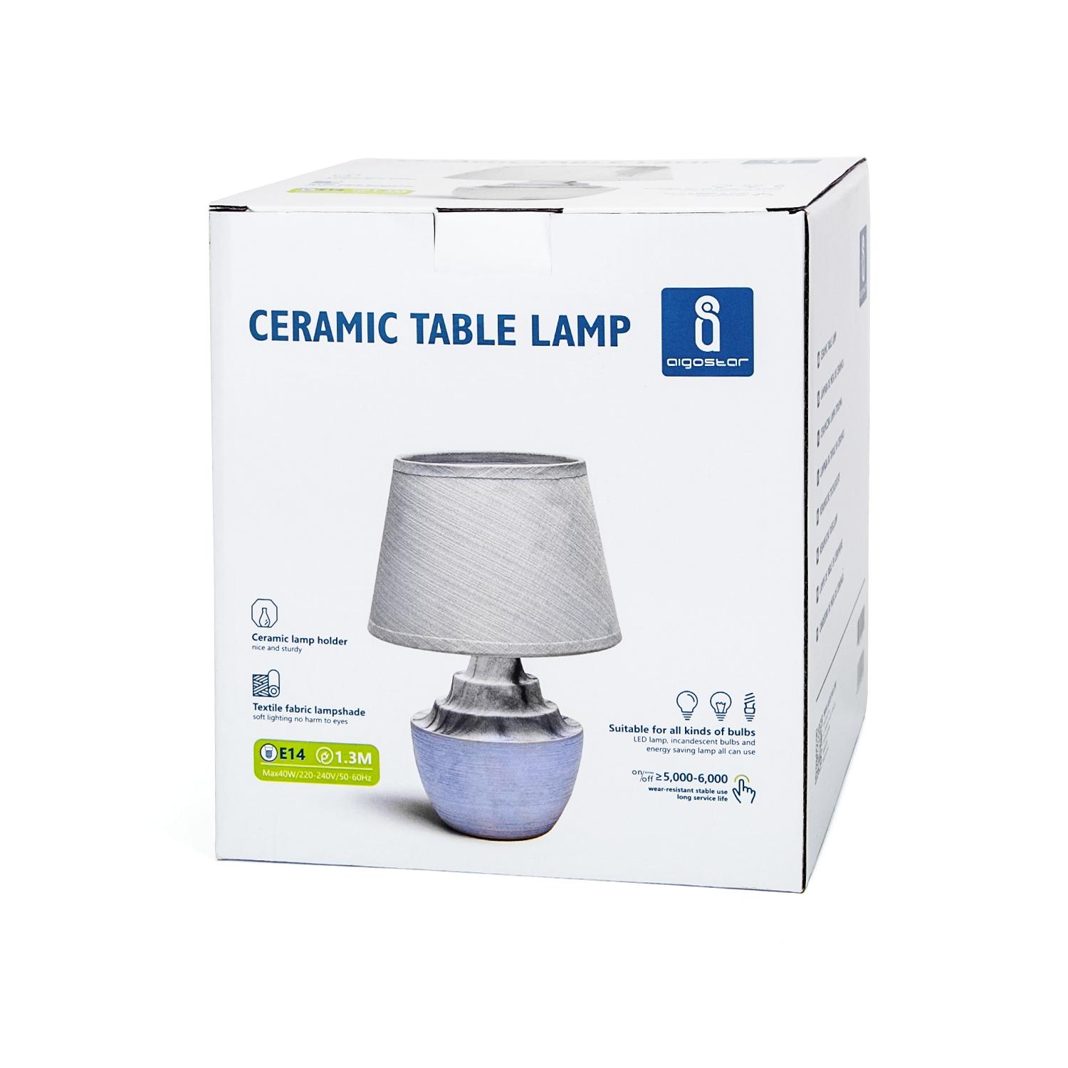 Ceramic Table Lamp (Without Light Source) E14