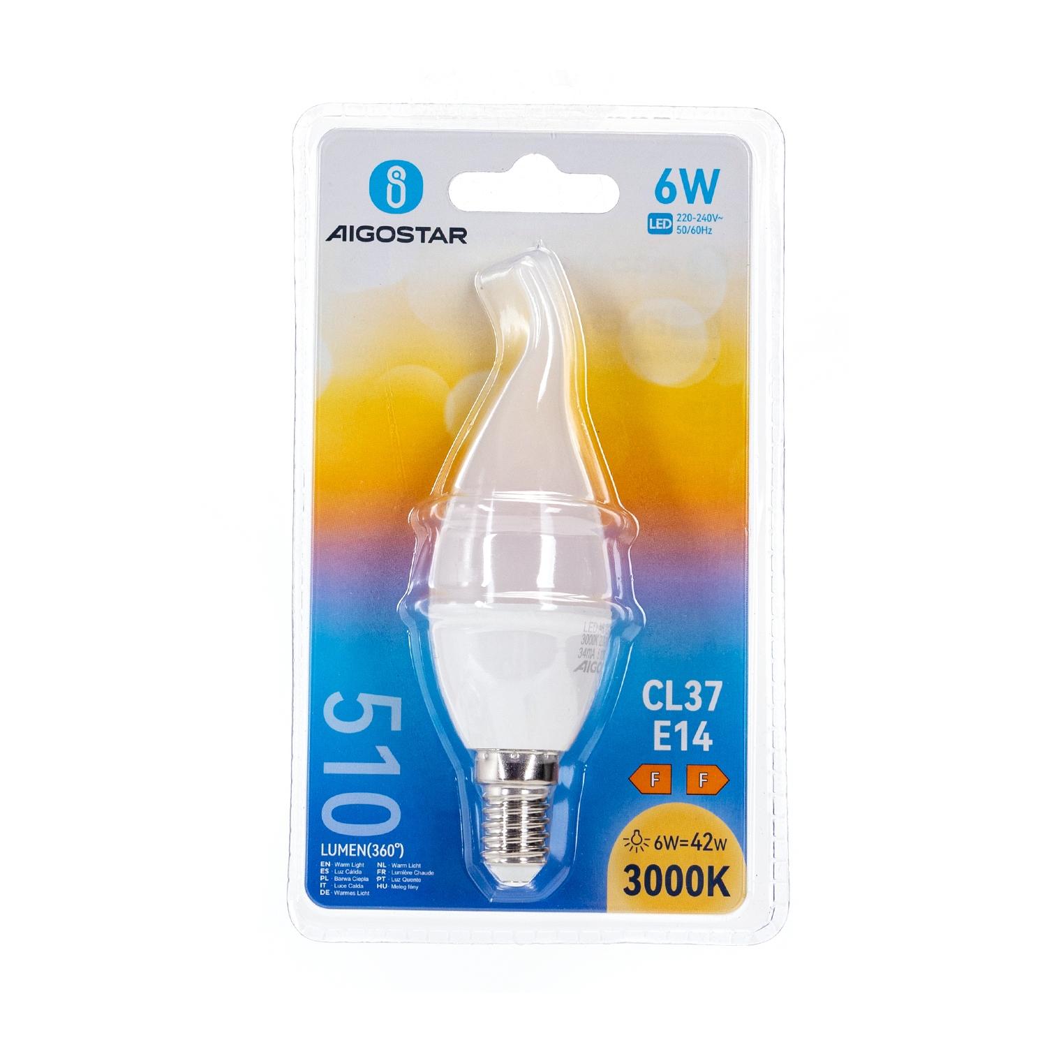 Żarówka świecowa LED CL37 E14 6W