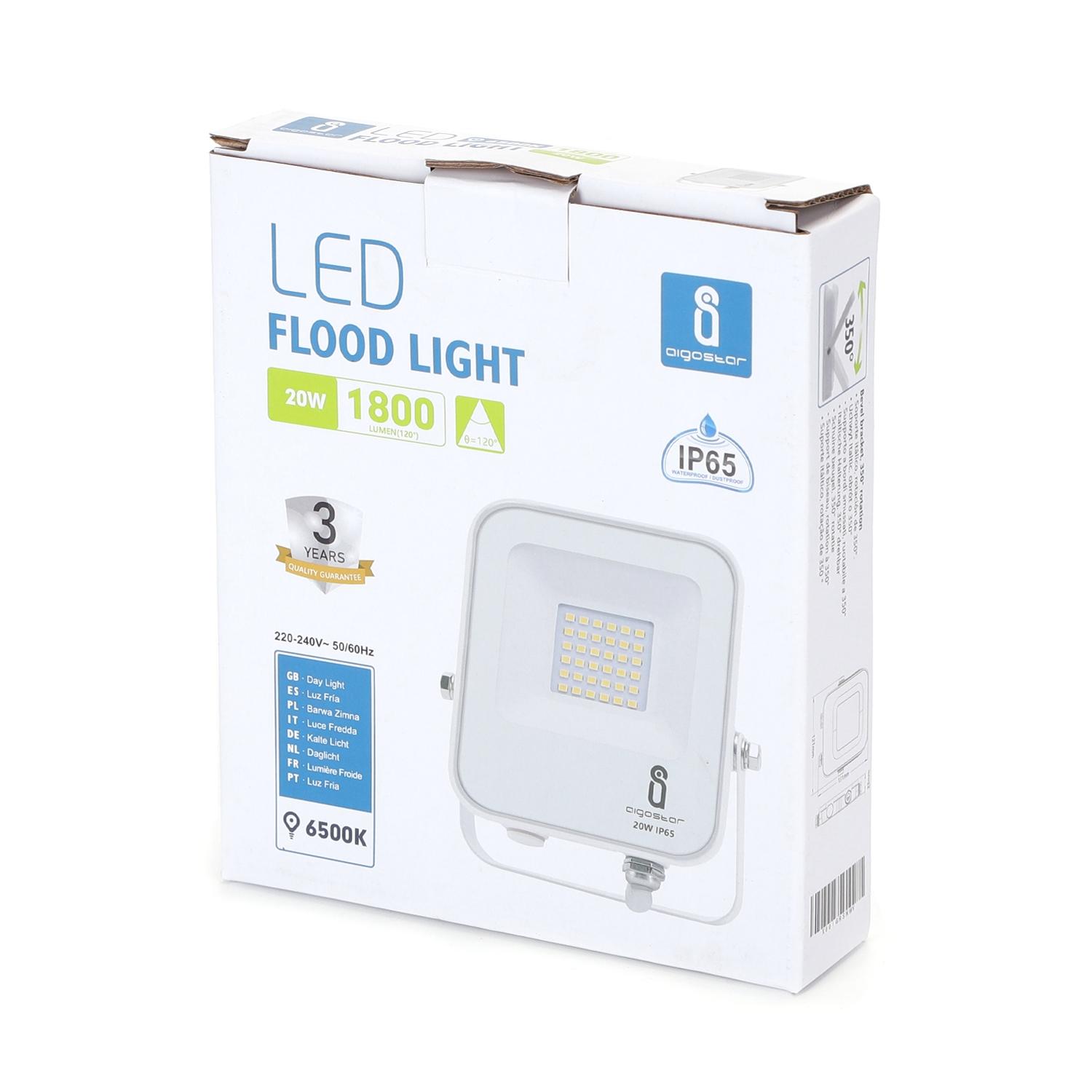 LED Floodlight White 20W