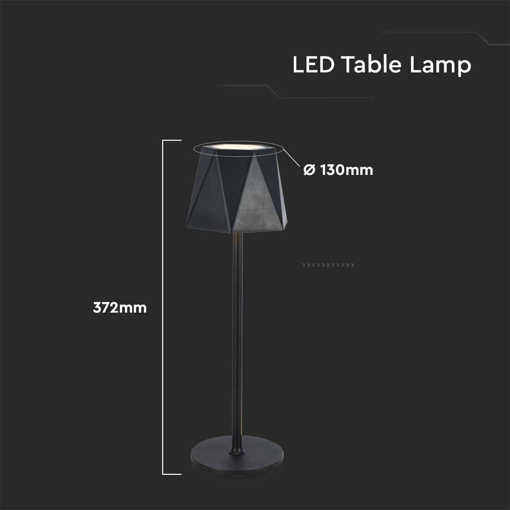 VT-1034 4W LED TABLE LAMP 3IN1 BLACK