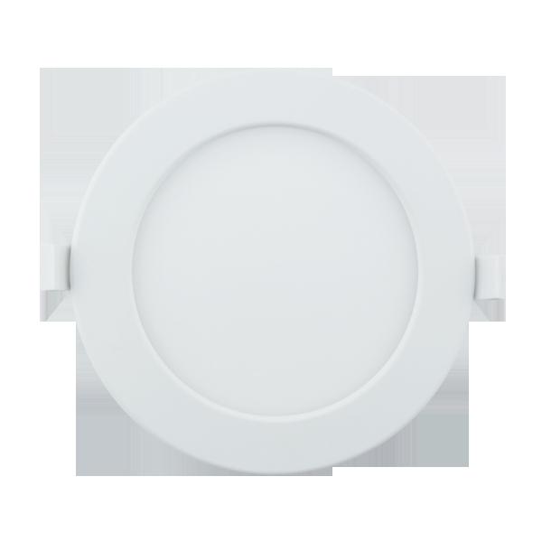 E6 LED Ultra-thin Flush-mounted Round Downlight 12W White Light