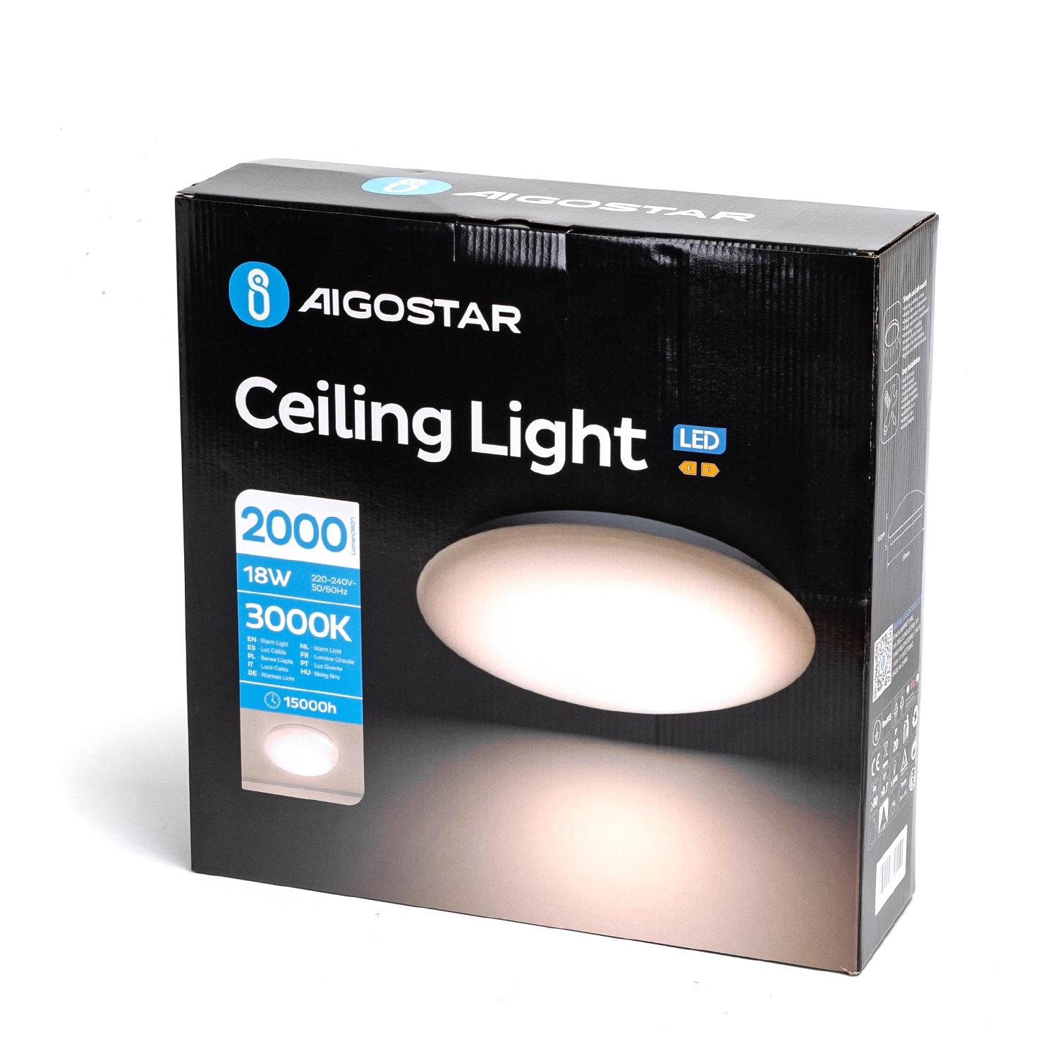 Ceiling Light 18W (LED MODEL 15W) 3000K D330*H102 mm