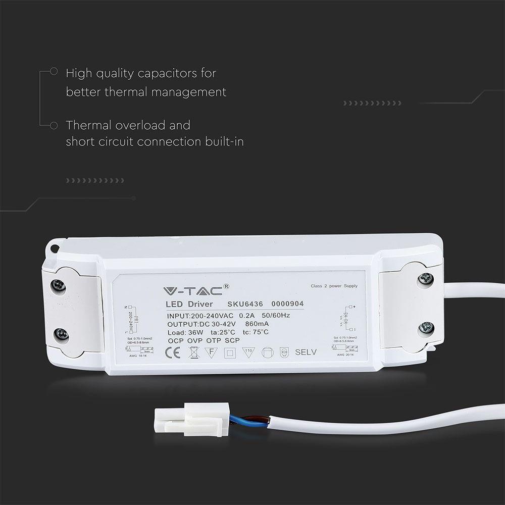 36W NON DIMMABLE DRIVER FOR HIGH LUMEN PANEL