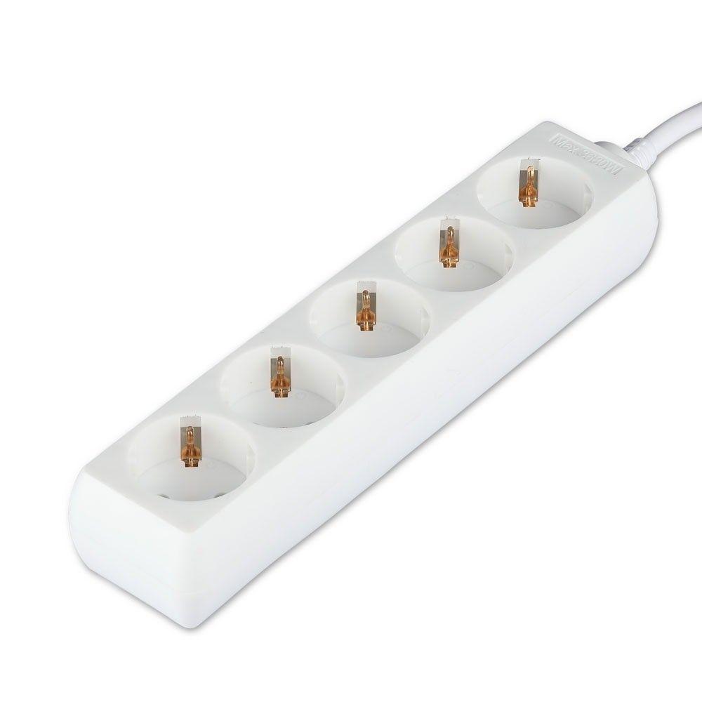 VT-1105-2 5WAYS SOCKET(3G1.5MM2 X 1.5M)-WHITE