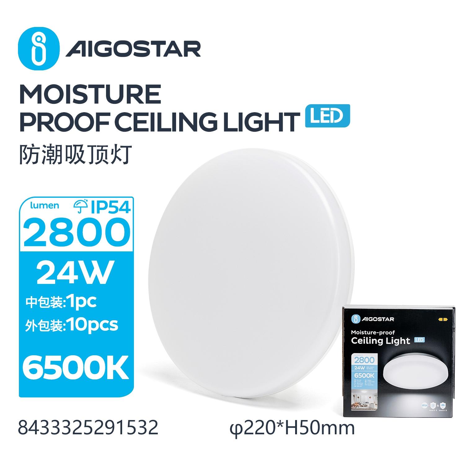 Ceiling Light 24W 6500K D280*H50 mm