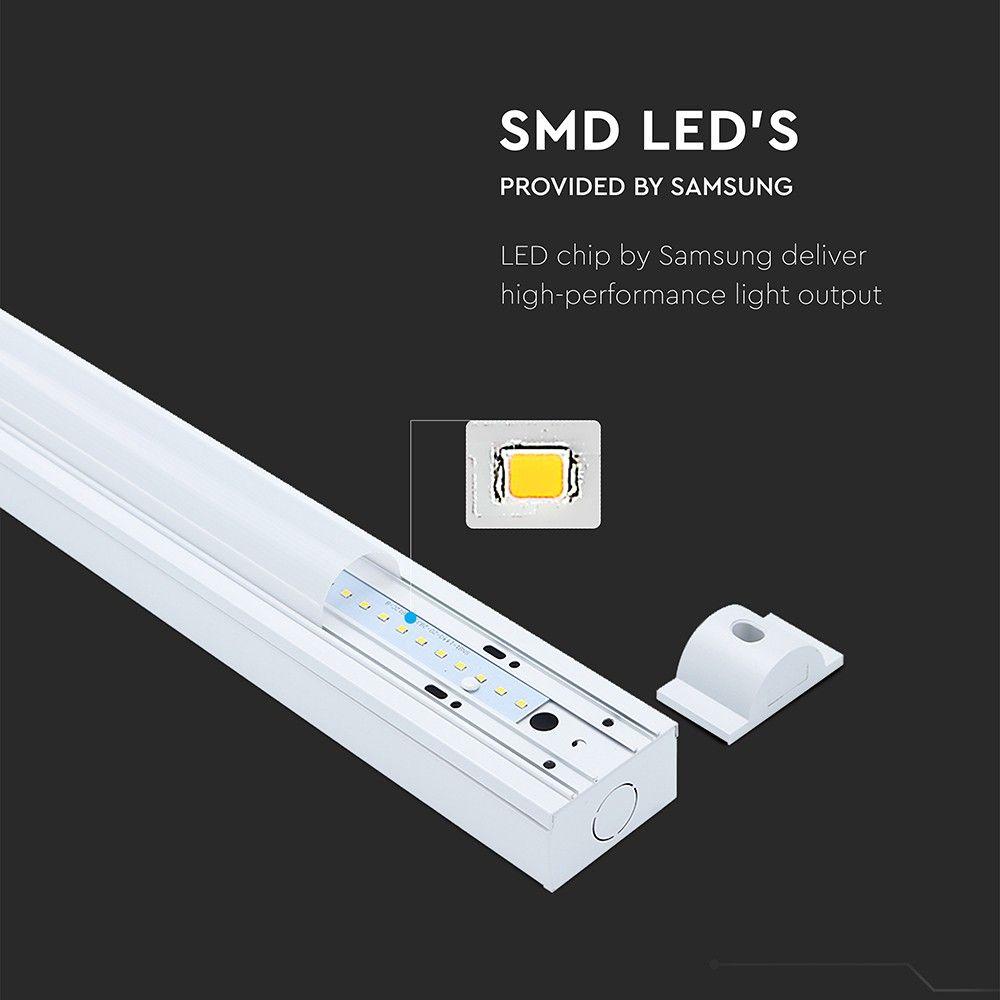 VT-8-63 60W LED BATTEN FITTING-179CM SAMSUNG CHIP CCT:3 IN 1, 5 YRS WTY