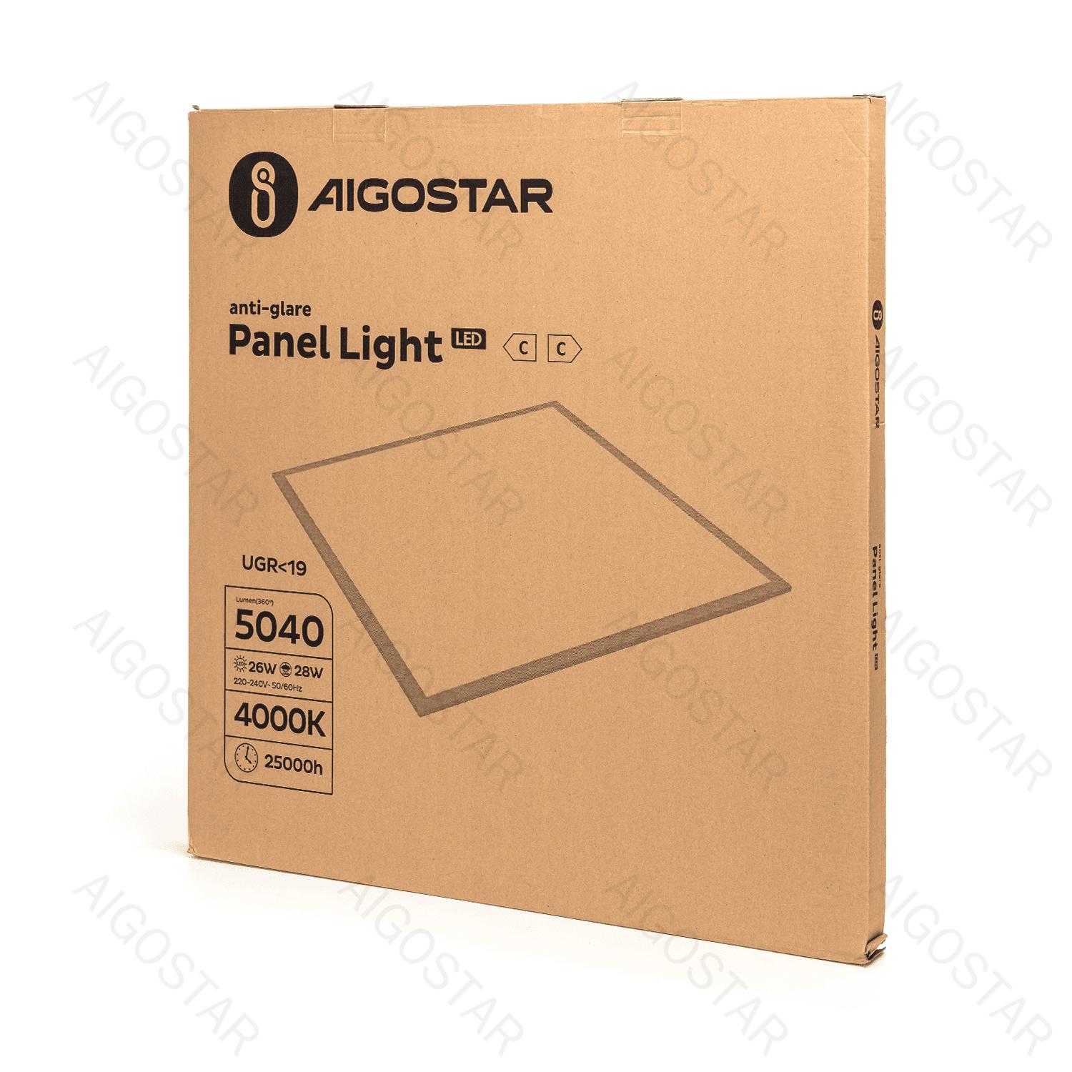 LED high-efficiency anti-glare panel light 28W natural light