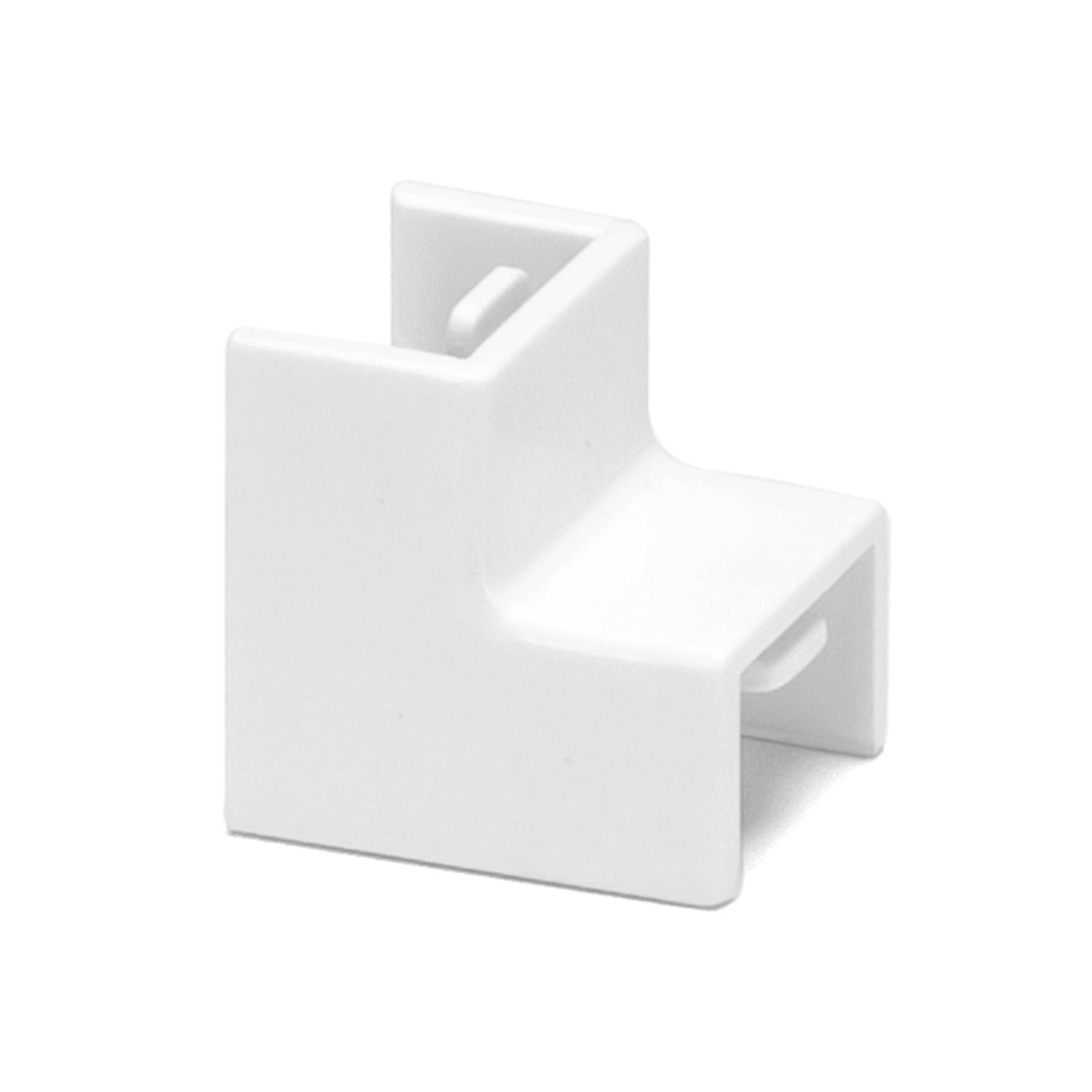 PVC Square Trunking Internal Bend White 16*16mm 4pcs