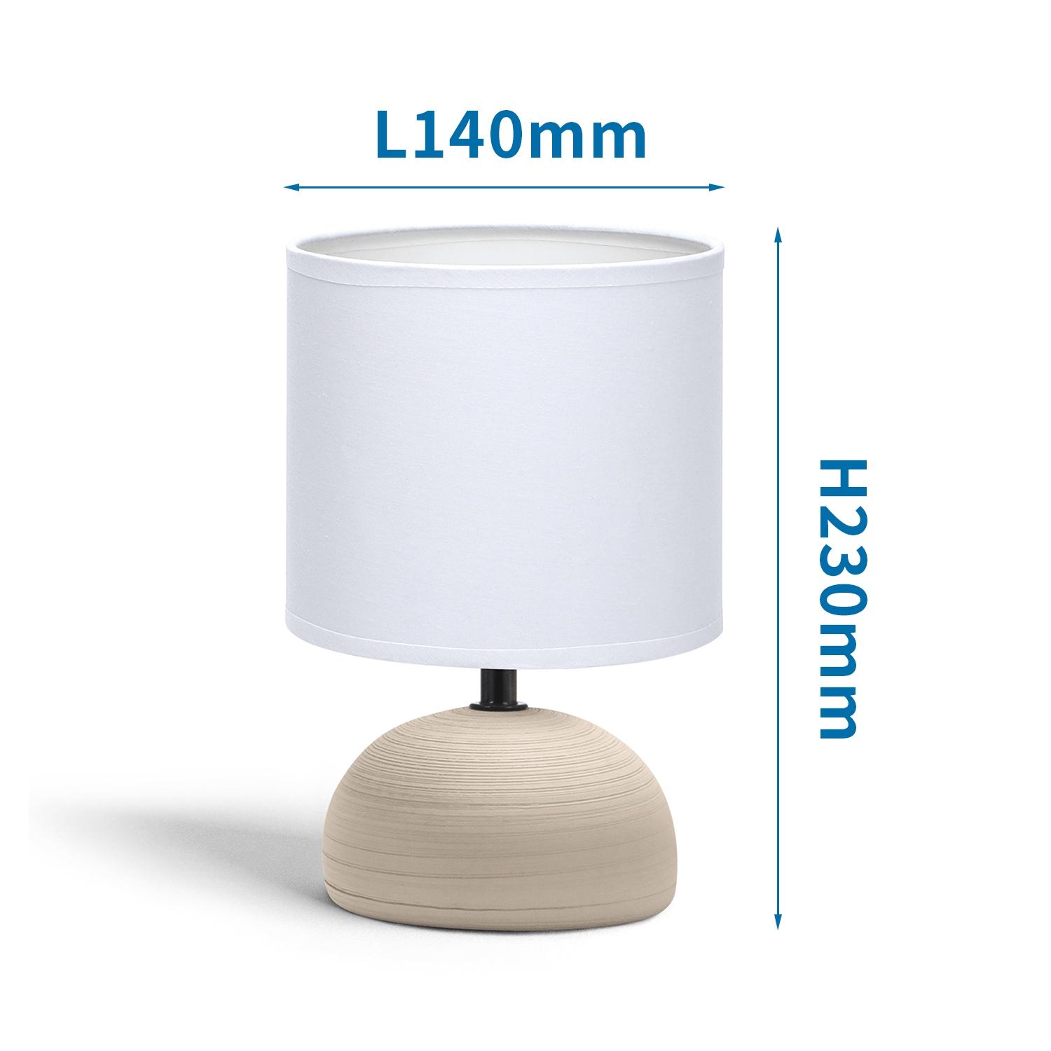 Ceramiczna lampa stołowa (bez źródła światła) E14(MAX.40W,E14)