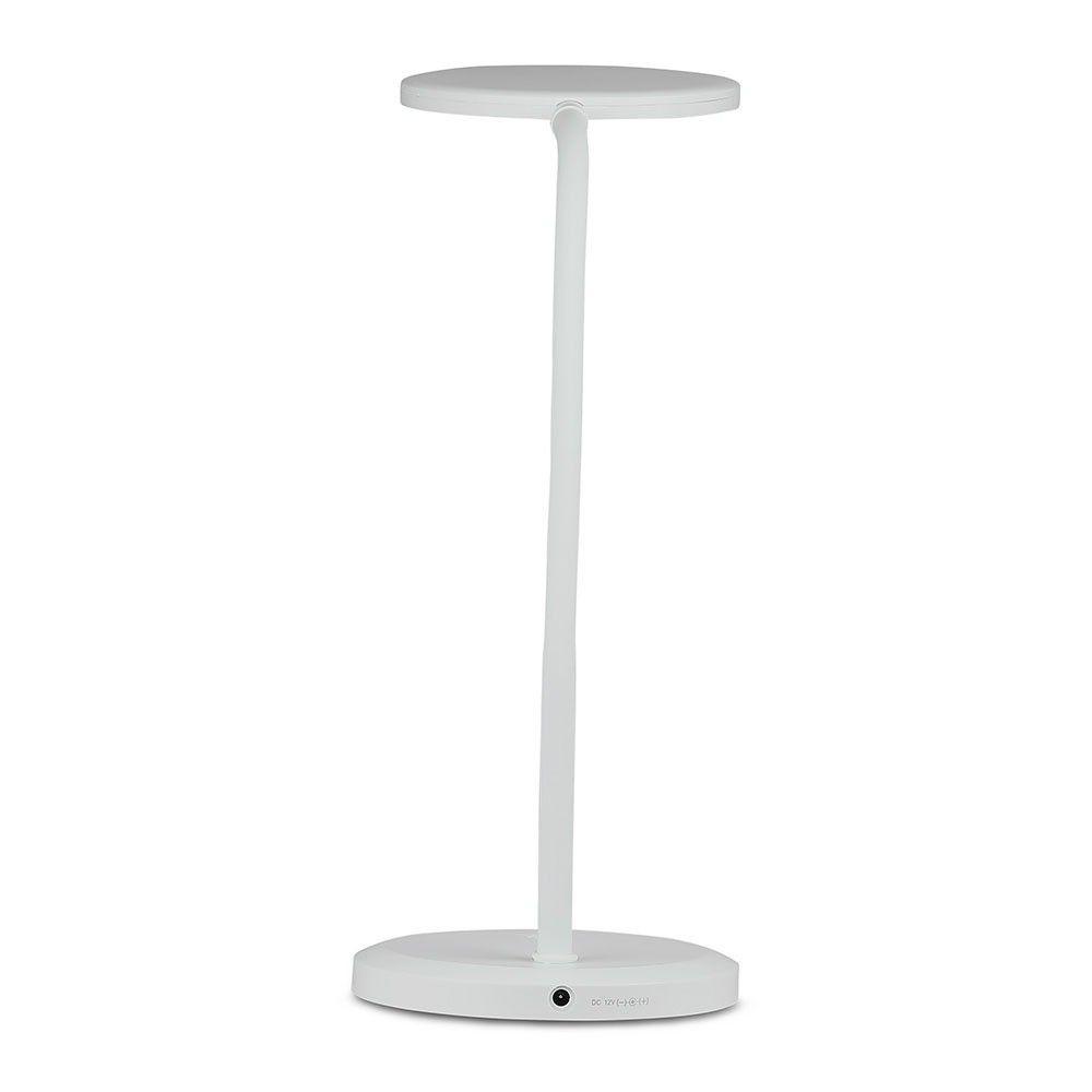 VT-7507 7W LED DESK LAMP WITH WHITE BODY 3000K STEPLESS DIMMING