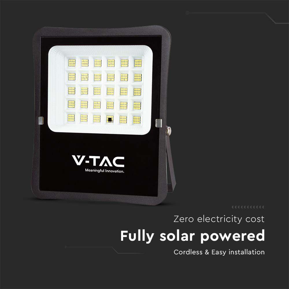 VT-55300 300W LED SOLAR FLOODLIGHT 6400K