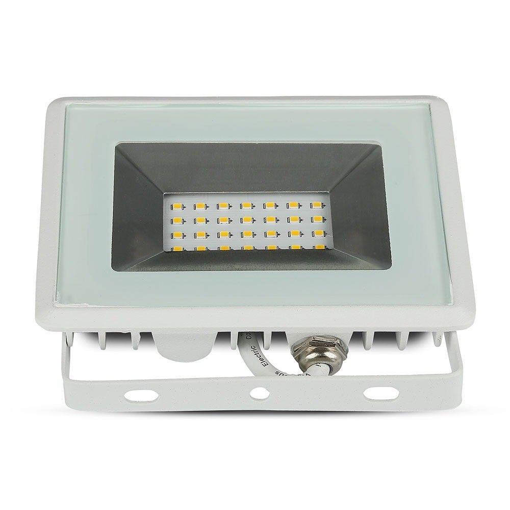 20W Naświetlacz LED SMD, Barwa:4000K, Obudowa: Biała, VTAC, SKU 5950