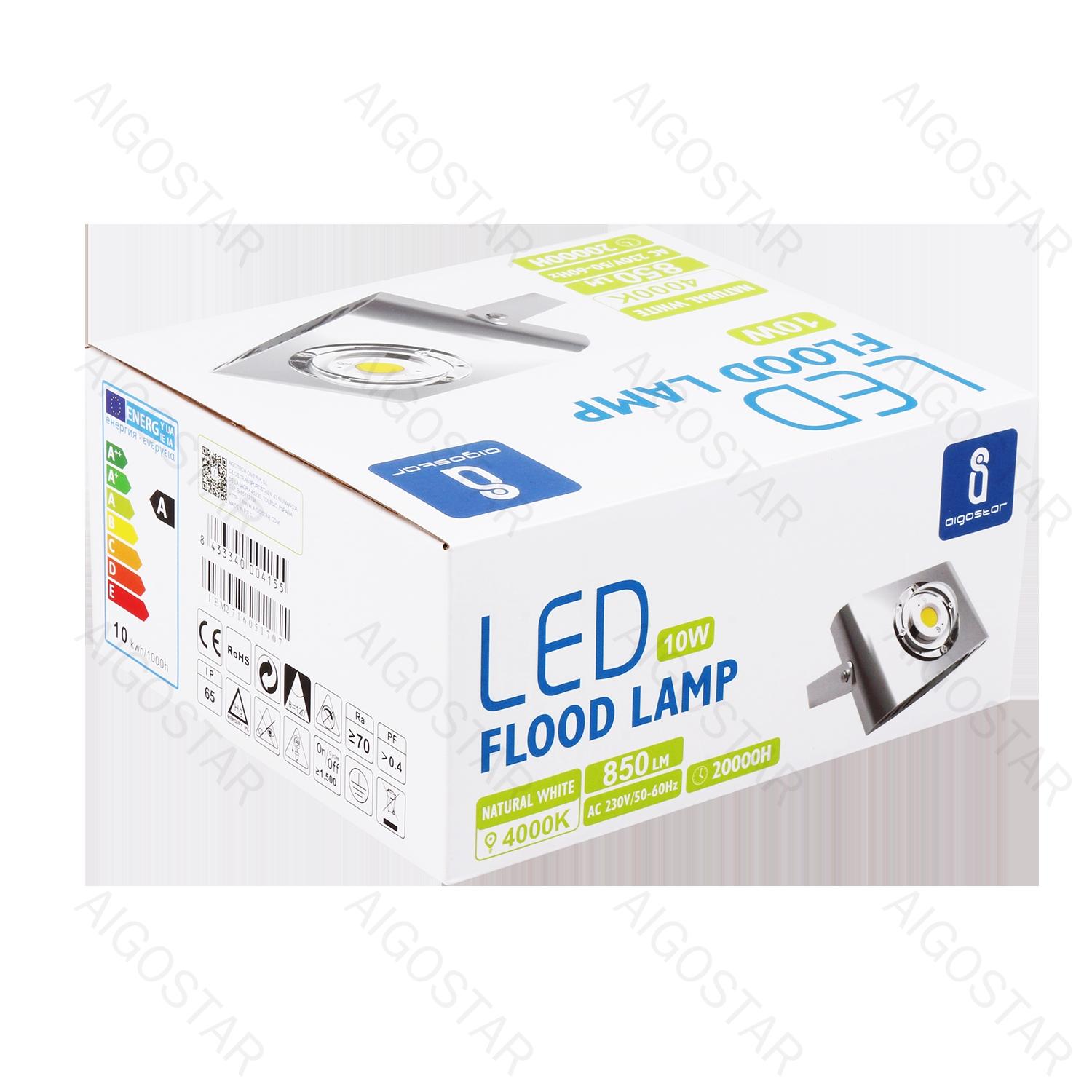 LED floodlight 10W 850lm 4000K IP65