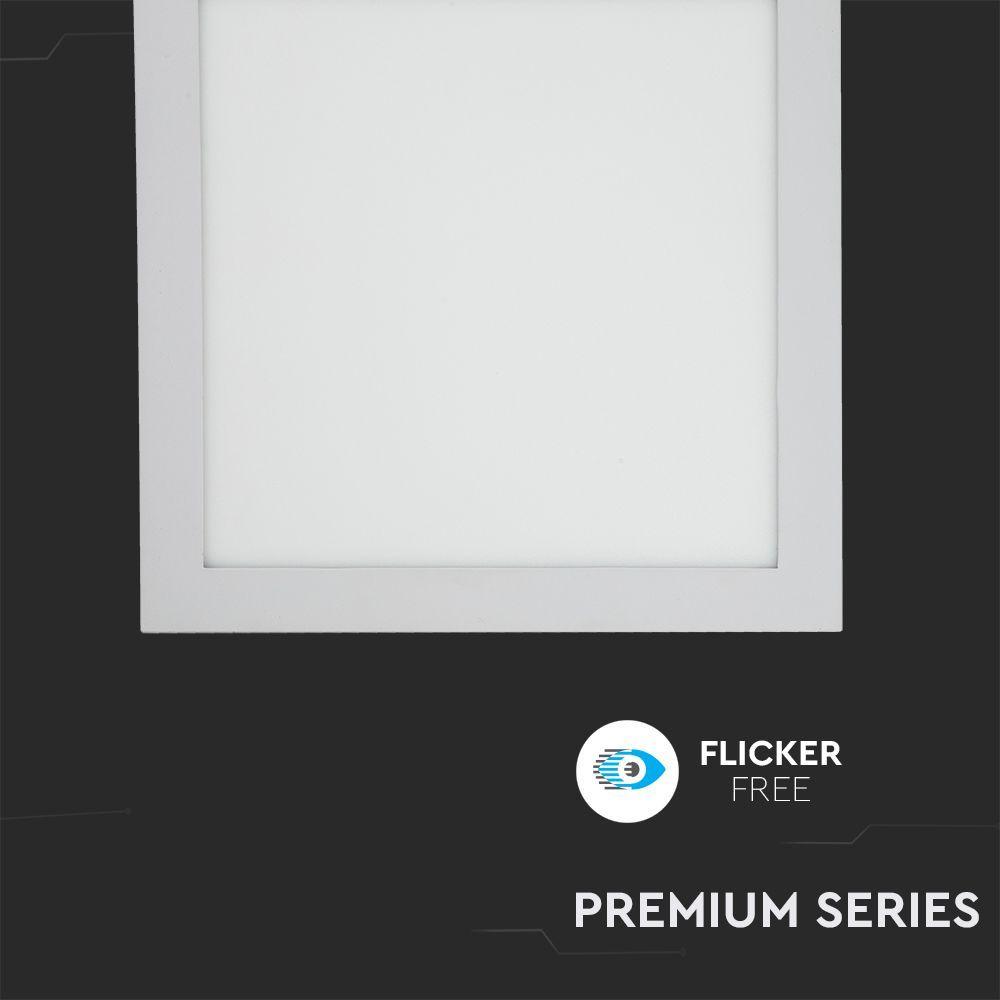 VT-2407 24W LED PREMIUM PANEL 3000K SQUARE