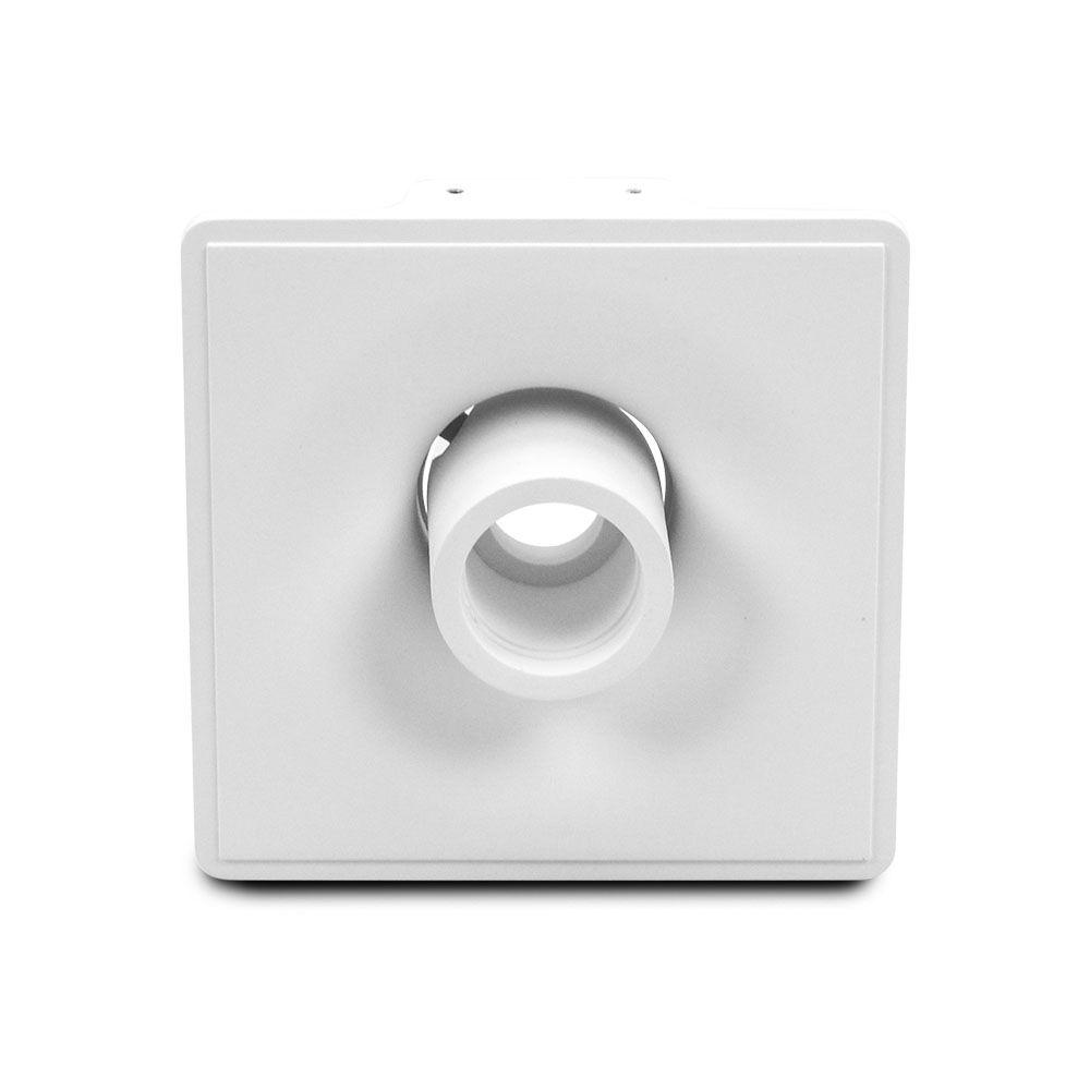 VT-863 GU10 DESIGNER GYPSUM CEILING FITTING (MOVABLE) WITH WHITE BOTTOM-SQUARE