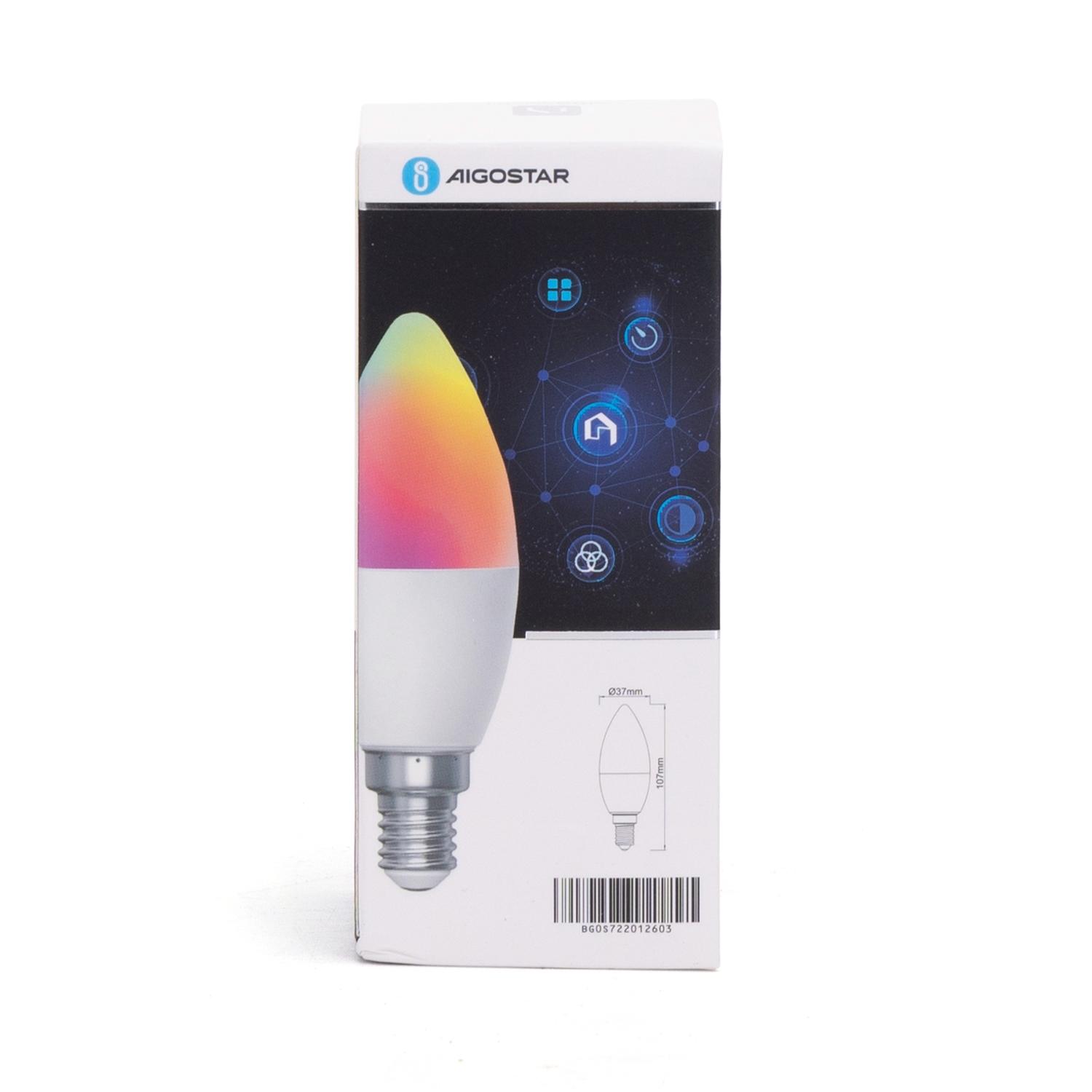 Inteligentna żarówka LED WB C37 E14 Wi-Fi 6,5W