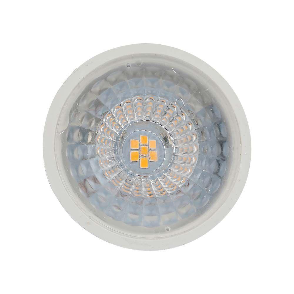 VT-247D 6W GU10 RIPPLE PLASTIC SPOTLIGHT SAMSUNG CHIP 3000K 110'D DIMMABLE