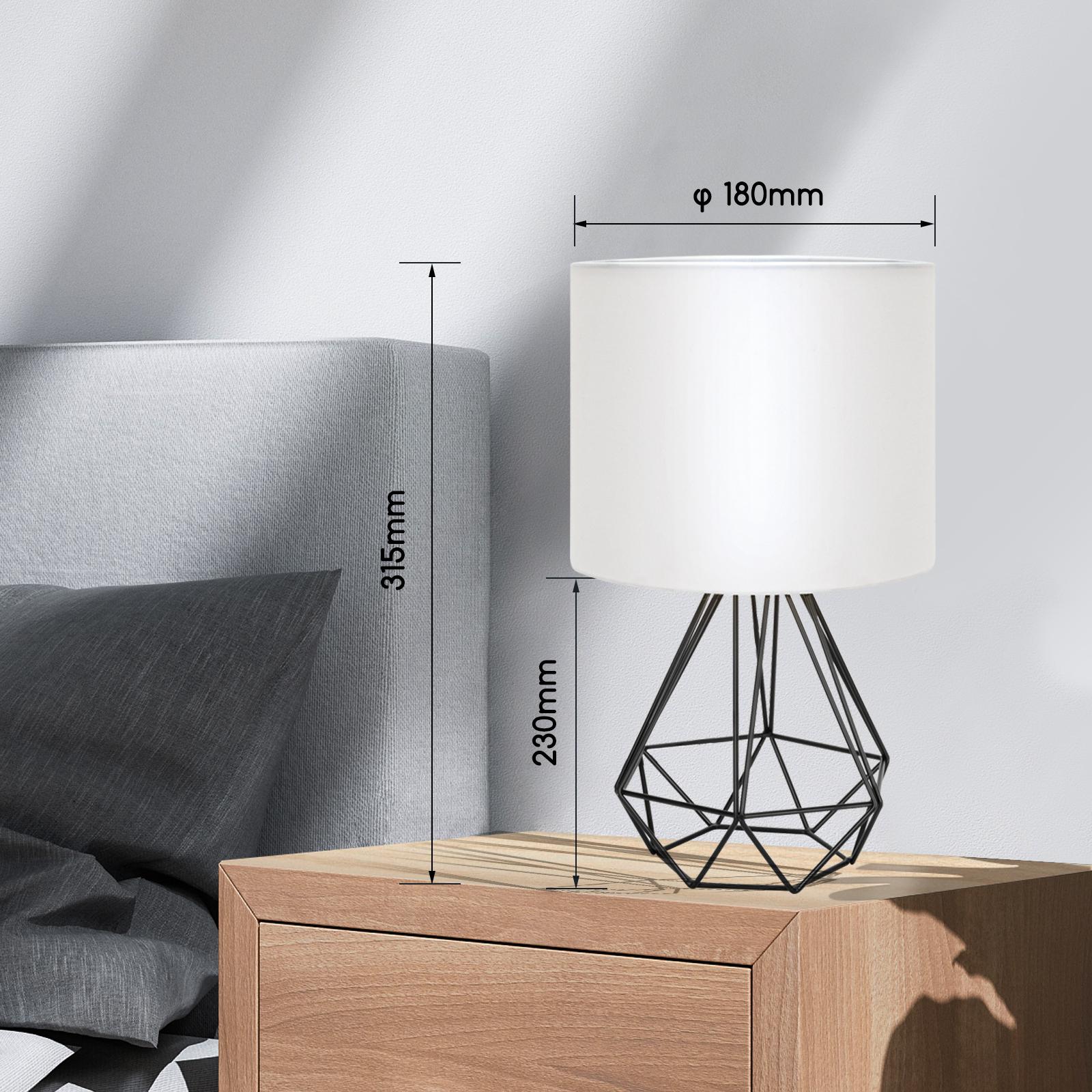 Metal Table Lamp (Without Light Source) E14