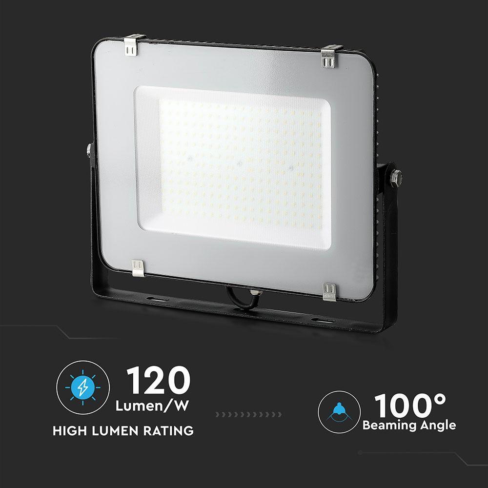 VT-156 150W SMD FLOODLIGHT SAMSUNG CHIP 4000K BLACK BODY (120LM/W)