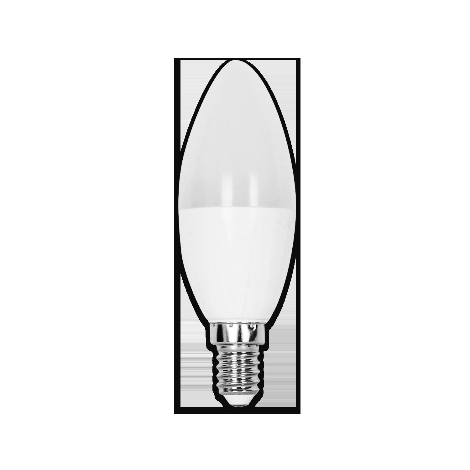 LED E14 C37 7W Barwa Ciepła