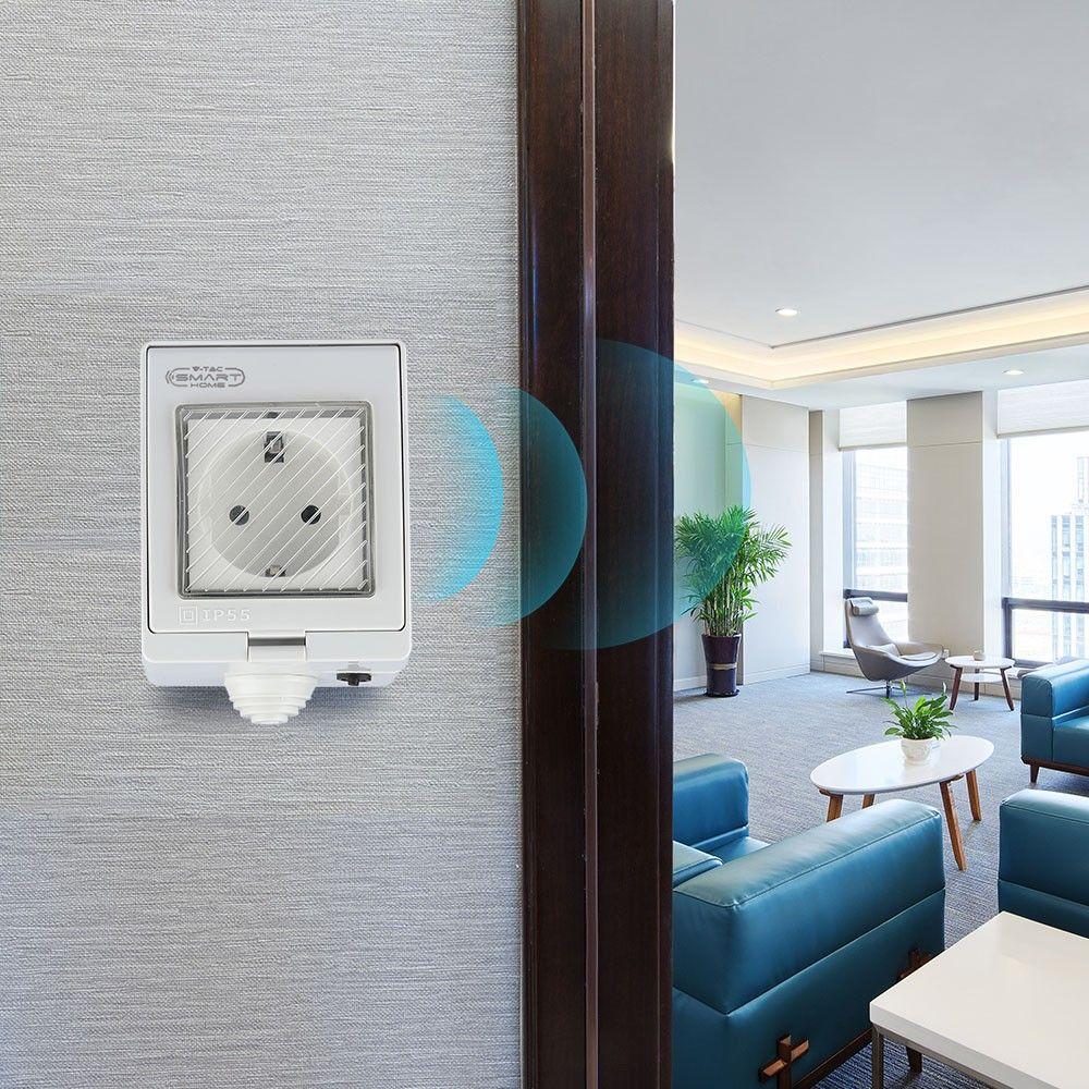 VT-5000 WIFI WATERPROOF SOCKET-COMPATIBLE WITH ALEXA & GOOGLE HOME