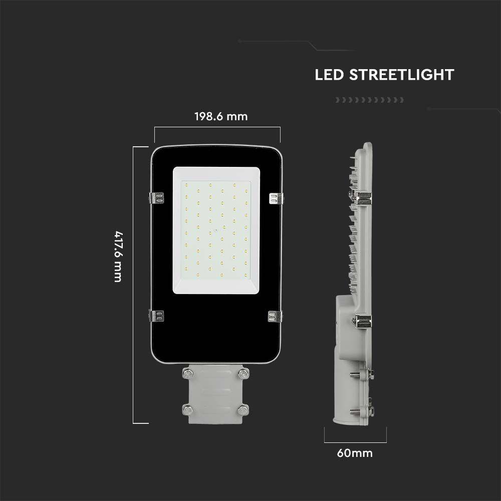 VT-30ST 30W LED STREETLIGHT SAMSUNG CHIP 4000K GREY BODY