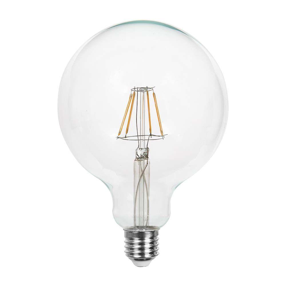 VT-2143 12.5W G125 LED FILAMENT BULB CLEAR COVER 3000K E27