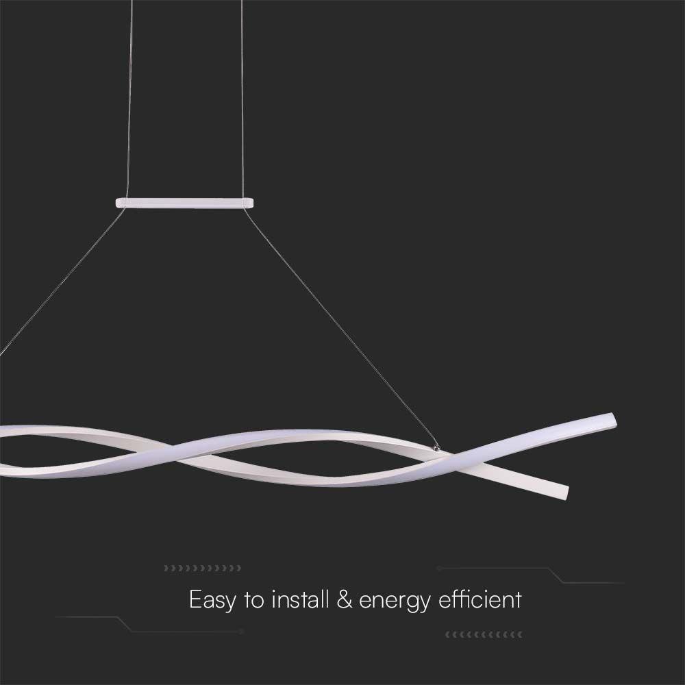 VT-7822 30W LED HANGING LAMP 120x100CM 3000K WHITE BODY