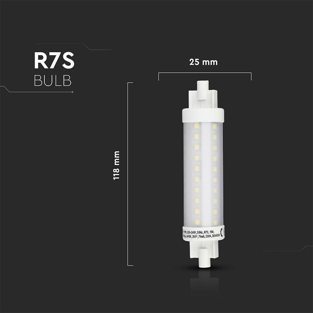 VT-1990 10W R7S LED PLASTIC BULB 6400K