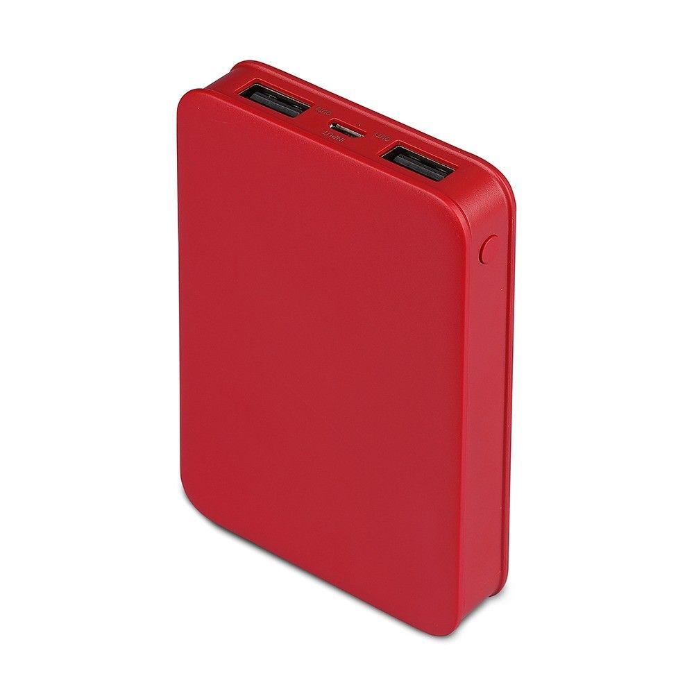 Power Bank, 5000mAh/18.5wh, 5V, Czerwony, VTAC, SKU 8192