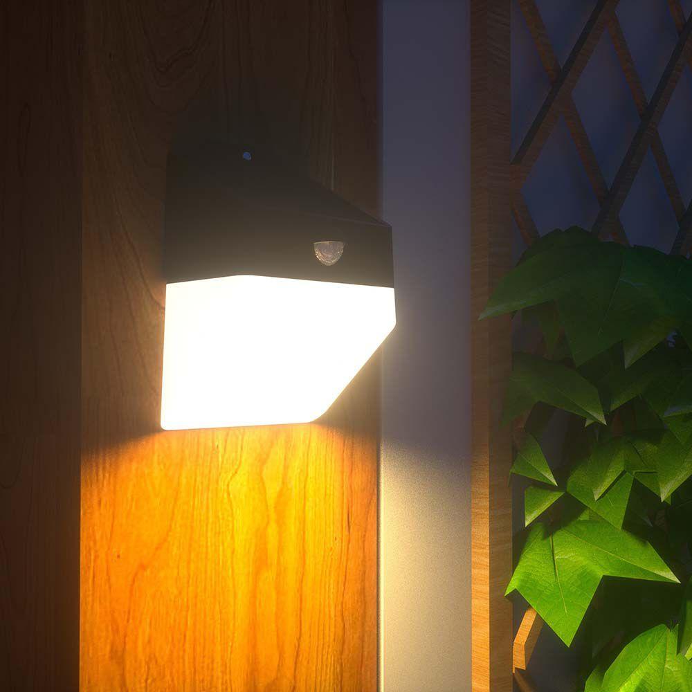 VT-422 2W LED SOLAR WALL LIGHT-PANDA 200LM LITHIUM BATTERY 3.7v 1200mAh 4000K BLACK+WHITE