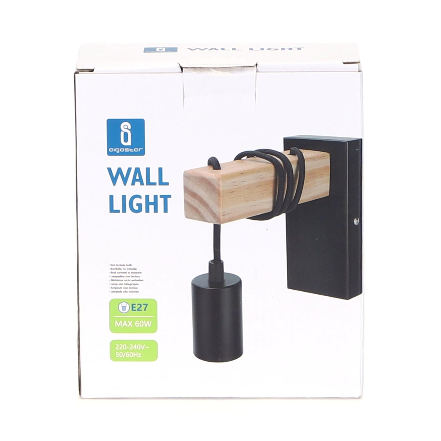 Wall Light with Hanging Lampholder (Without Light Source) E27