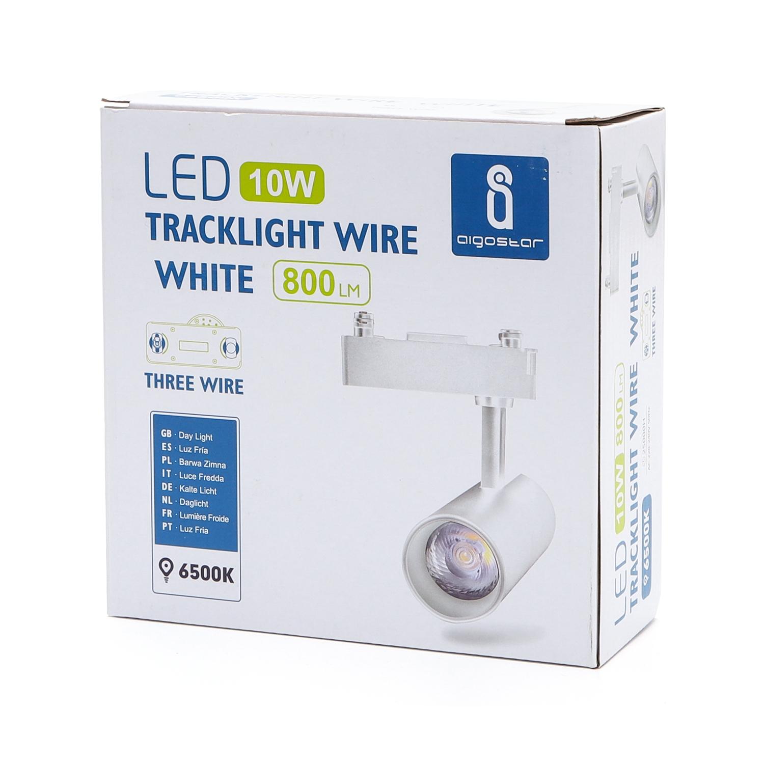 3 wires track light 10W Day light