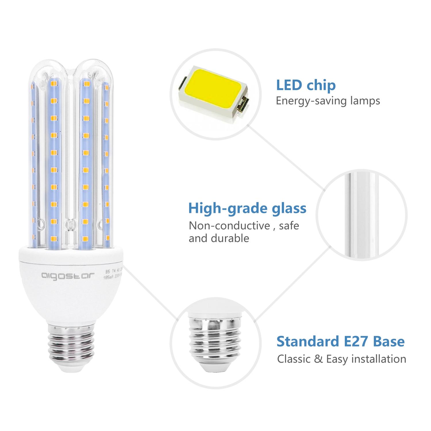 LED E27 23W U-tube